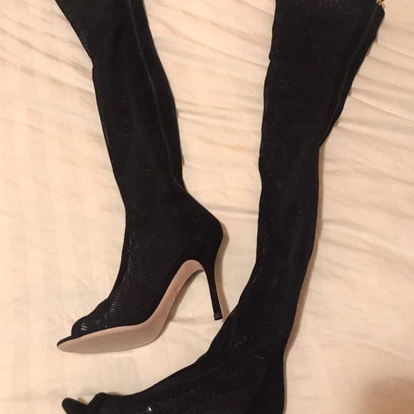 COPY - Cushine et Ochs Emilio Mesh Over The Knee Boot - Picture 2 of 8
